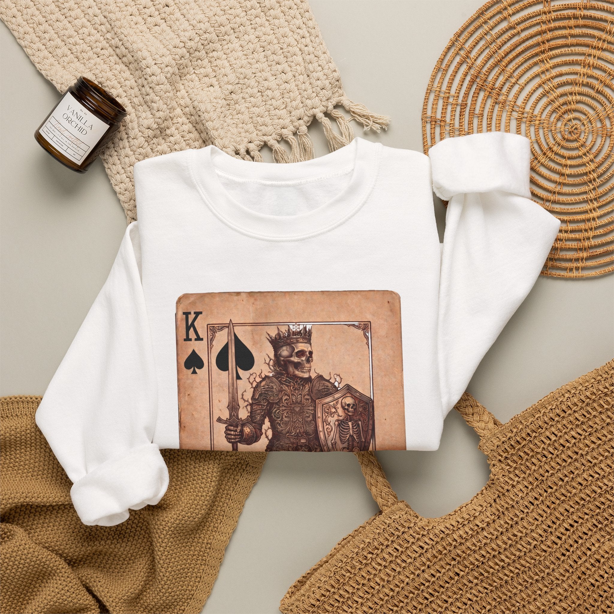 Vintage King of Spades Crewneck Sweatshirt