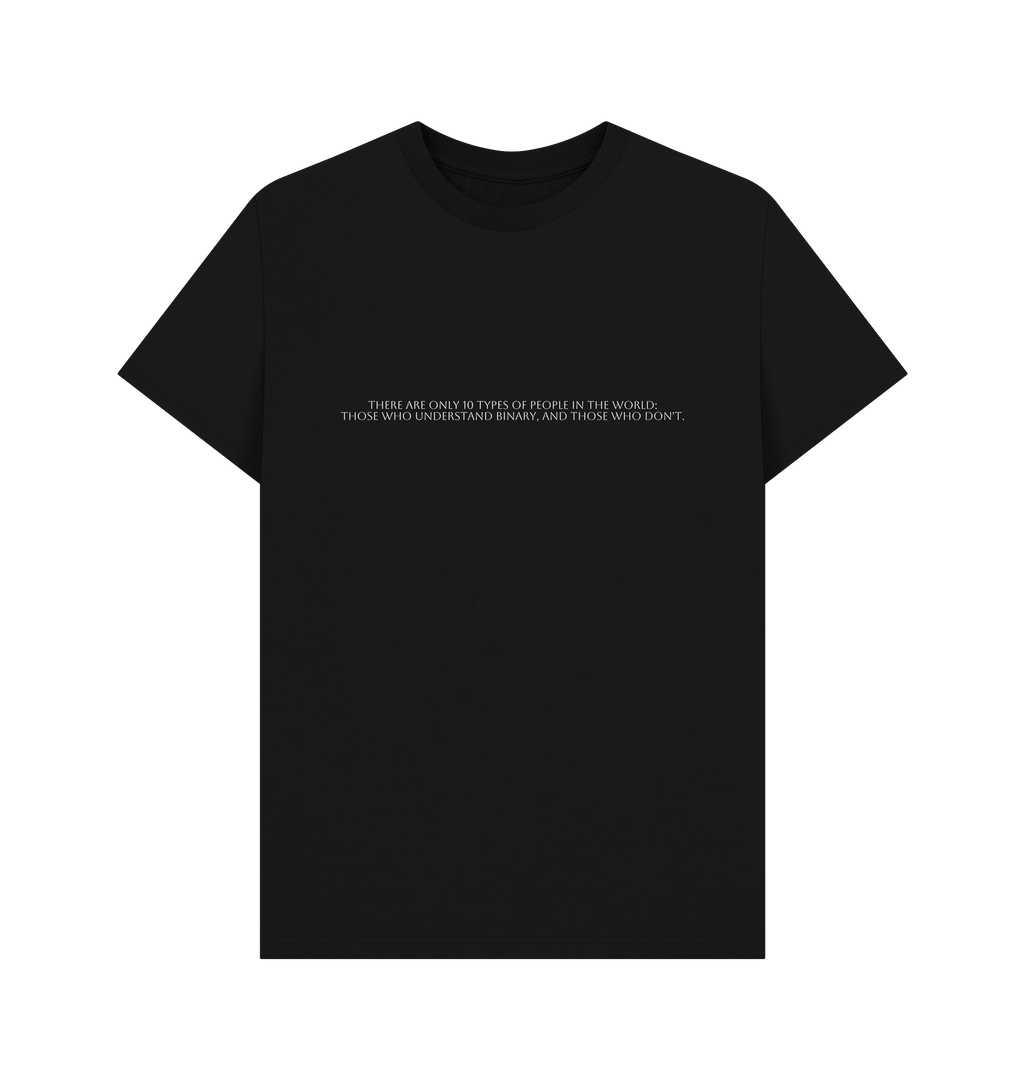 Black Printed T-shirt Front