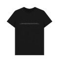 Black Printed T-shirt Front