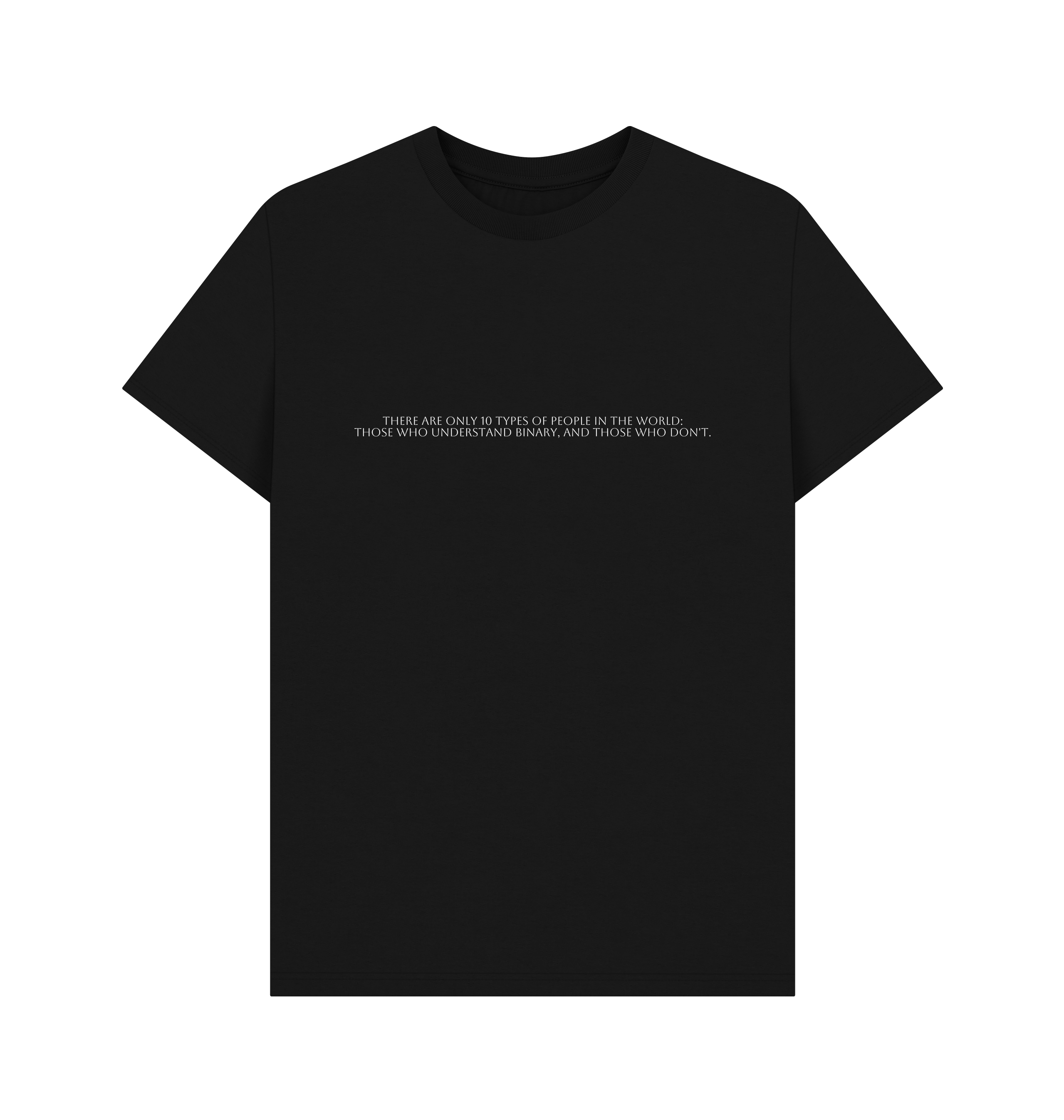 Black Printed T-shirt Front