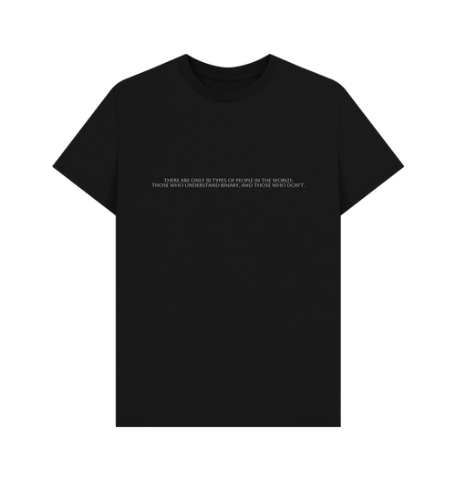 Black Printed T-shirt Front