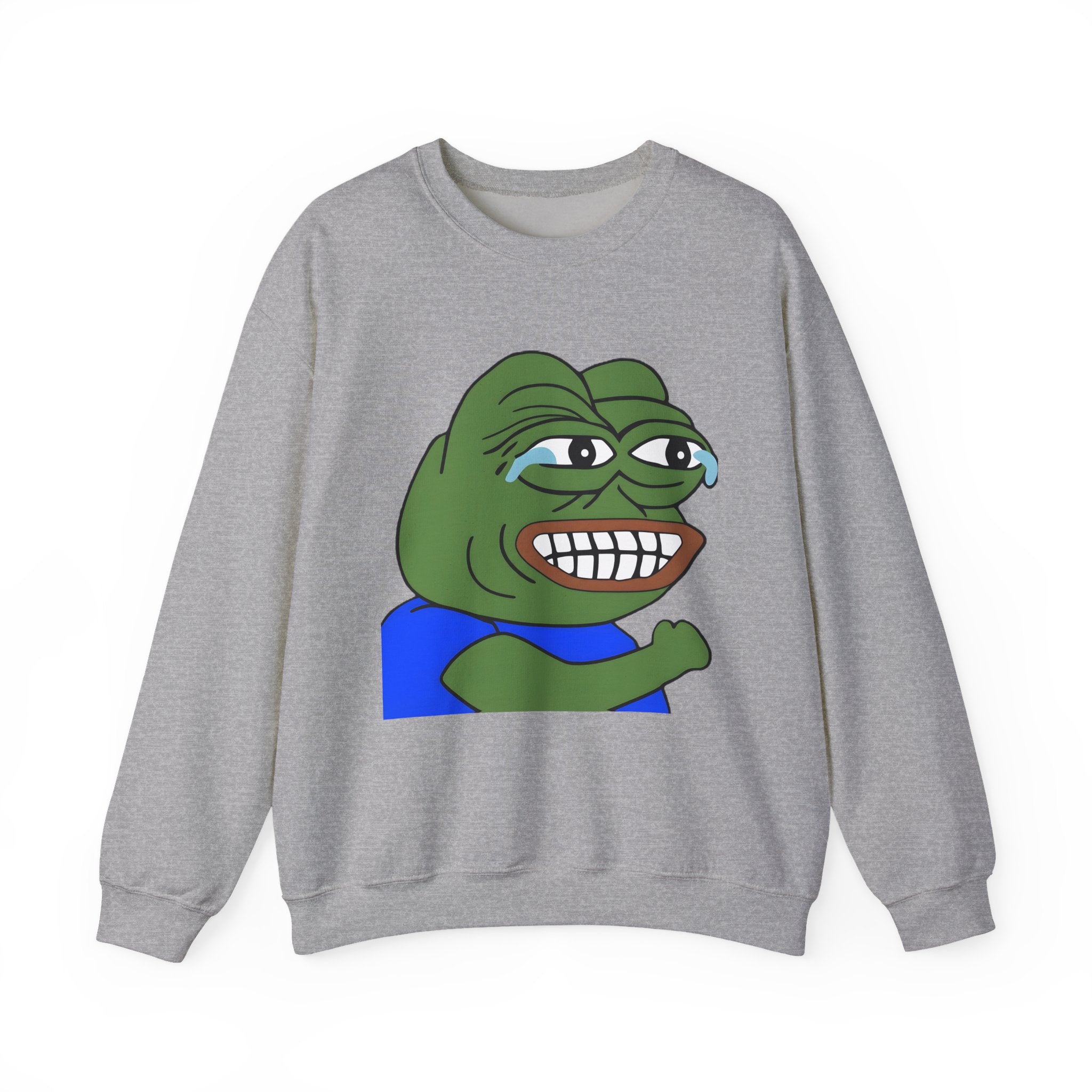 Pepe Frog Laughing Crewneck Sweatshirt