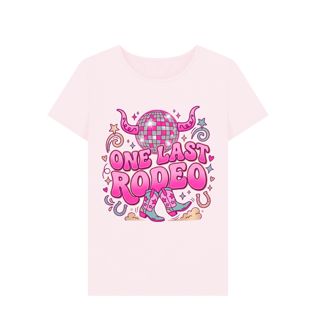 Pink Printed T-shirt Front