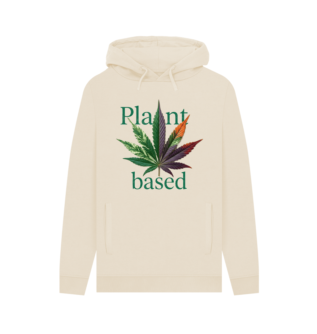 Oat Printed Hoody Front