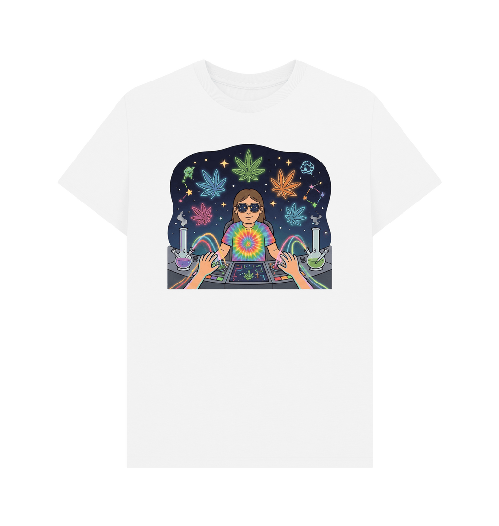 White Printed T-shirt Front
