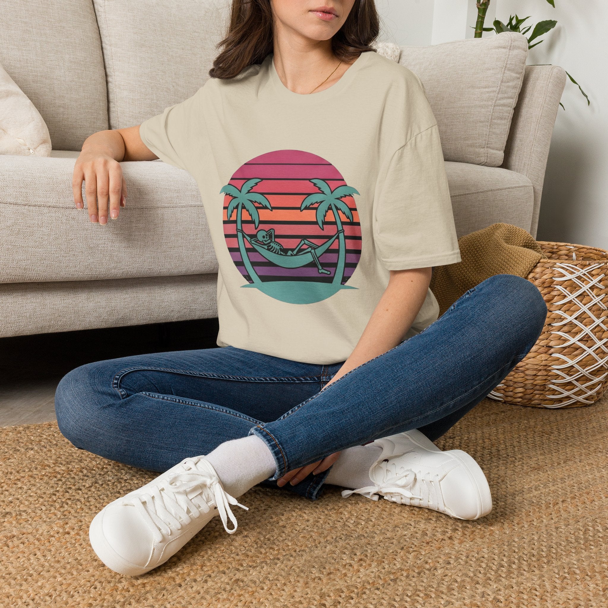 Skele' - T-Shirt, Summer / Holiday Skeleton Design