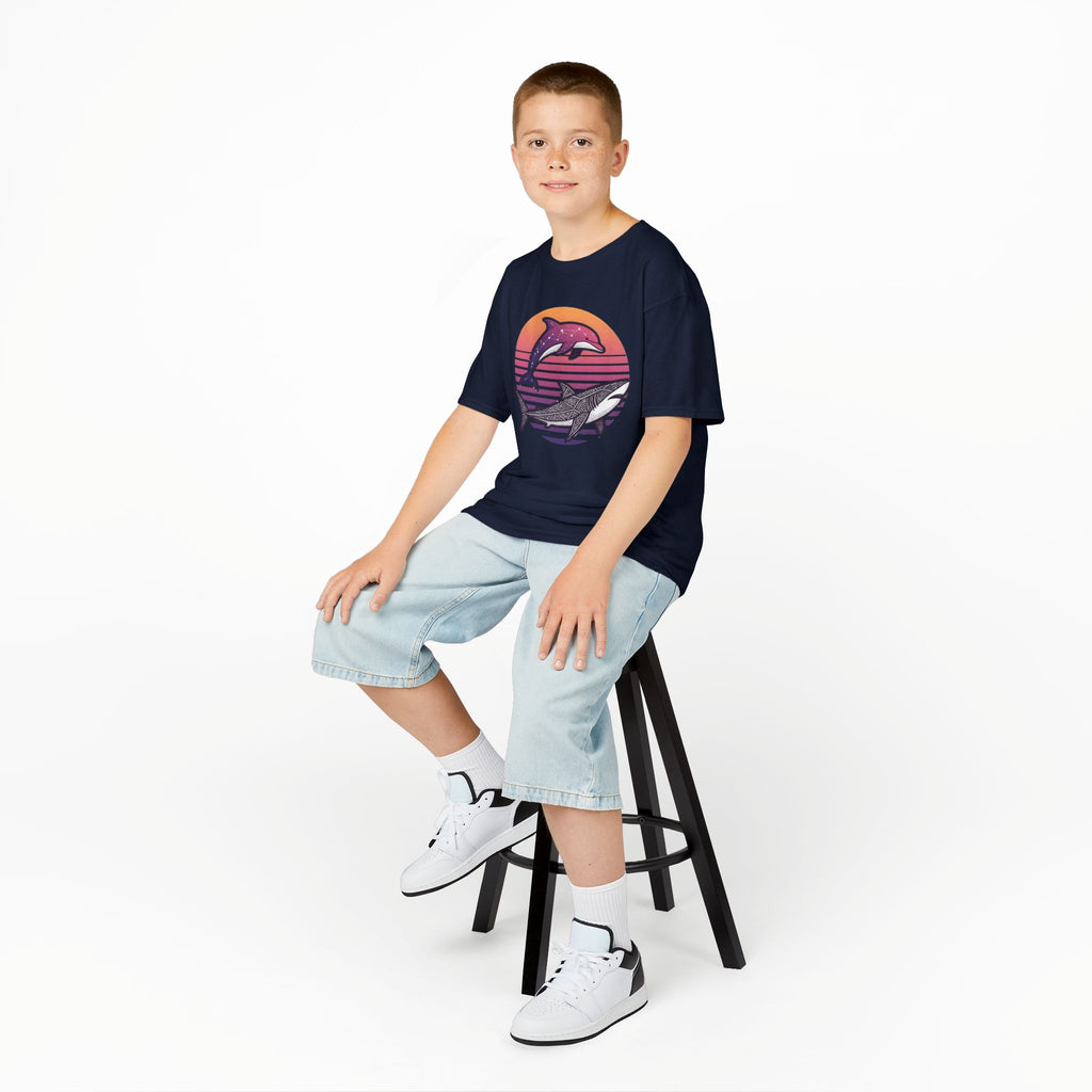 Celestial Sealife - T Shirt, Summer / Sea Life / Dolphins and Sharks