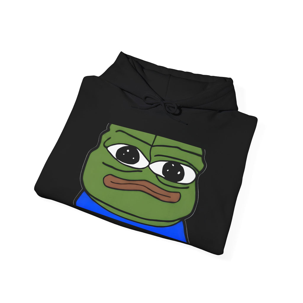 Pepe Sad Frog Hoodie – Meme Graphic Pullover