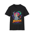 Bender Robot T-Shirt — Retro Neon Sci‑Fi Cartoon Tee