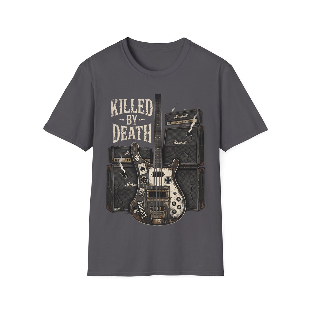 KILLED BY DEATH Motorhead Lemmy inspired Bass Tee