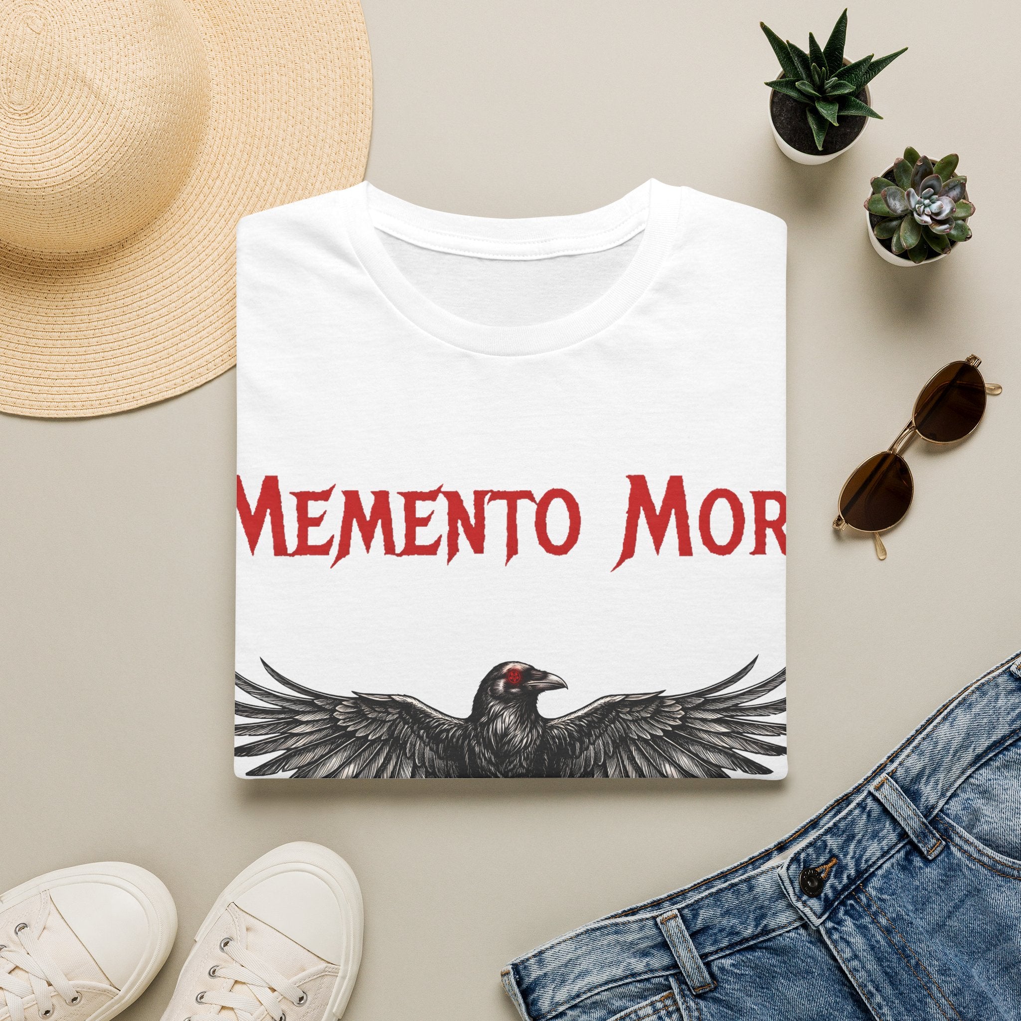 Momento Mori - Gothic / Dark Fantasy Crow T-Shirt