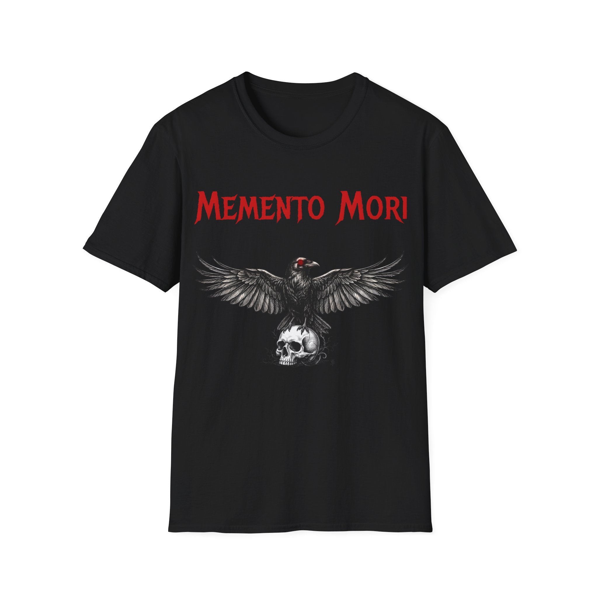 Momento Mori - Gothic / Dark Fantasy Crow T-Shirt