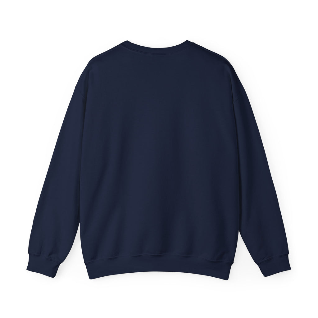 Crewneck Sweatshirt — "92 is Half of 99" Retro Yellow Text