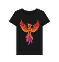 Black Printed T-shirt Front