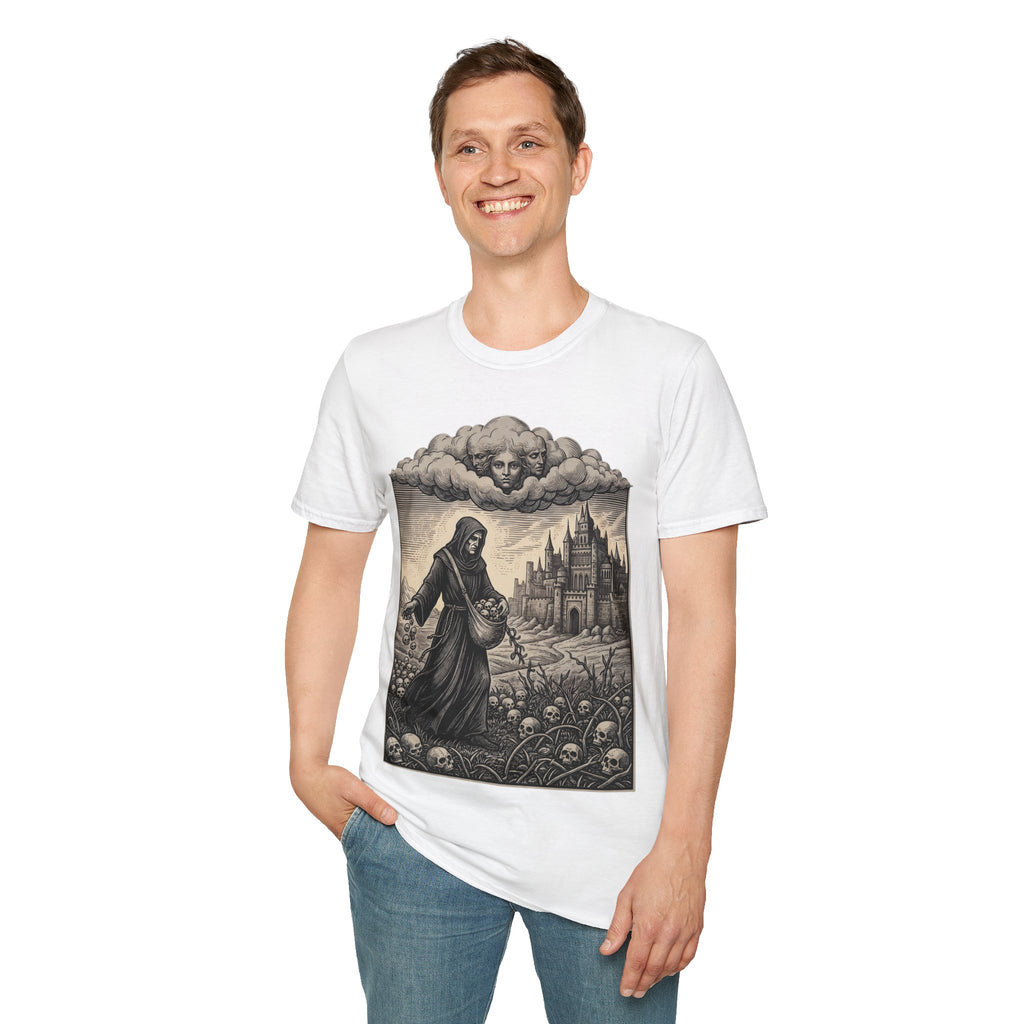 Watch over the Dead - T-Shirt, Gothic / Dark Fantasy Skull Design