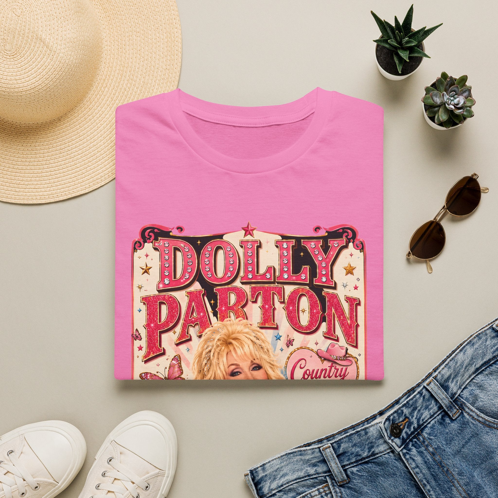 Dolly Parton Graphic T-Shirt — Retro Country Music Tee