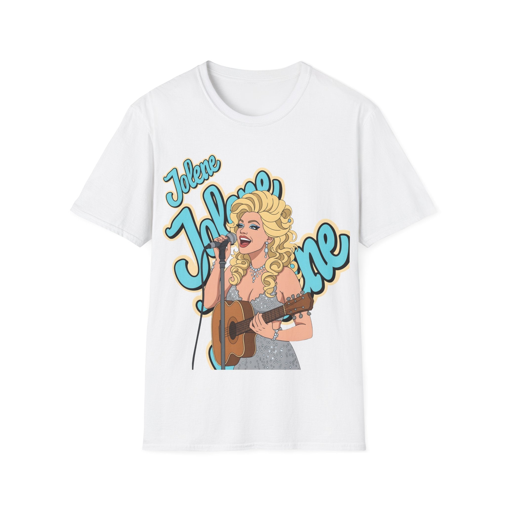 Dolly Parton Inspired Retro Pop Art T‑Shirt 'Jolene' Singer Graphic Tee