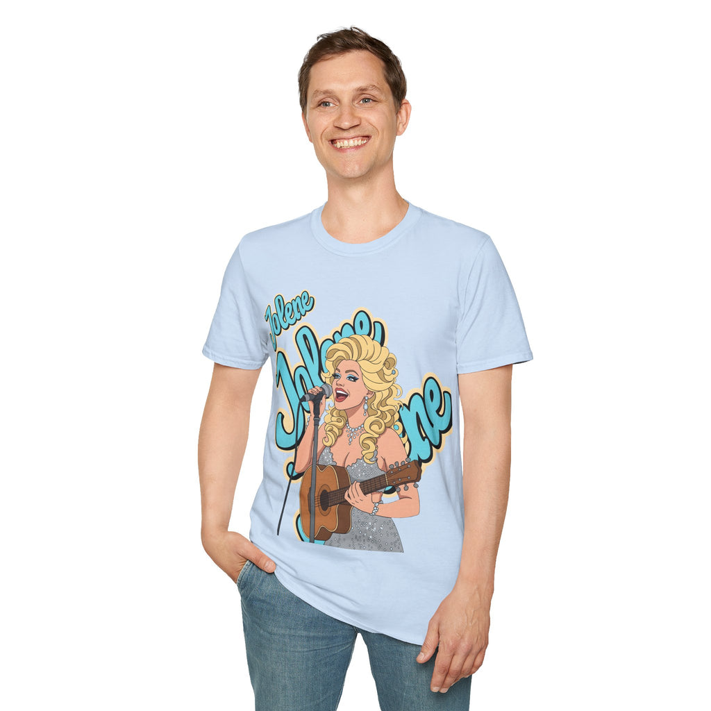 Dolly Parton Inspired Retro Pop Art T‑Shirt 'Jolene' Singer Graphic Tee