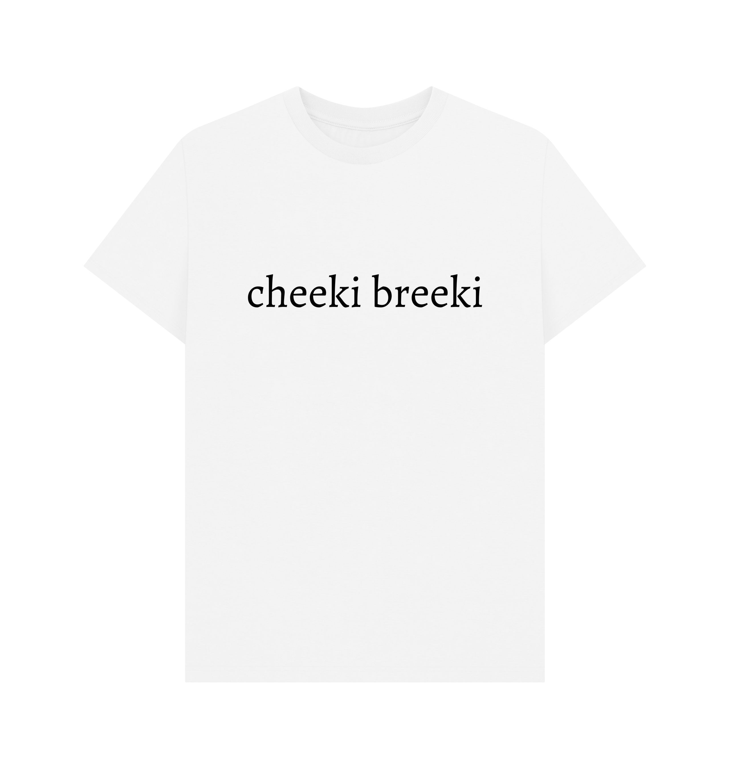 White Printed T-shirt Front
