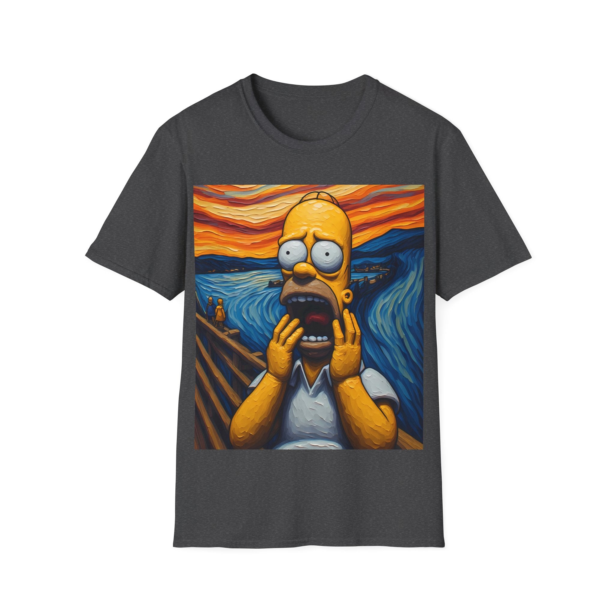 Homer Scream T-Shirt — Parody Pop Art Graphic Tee