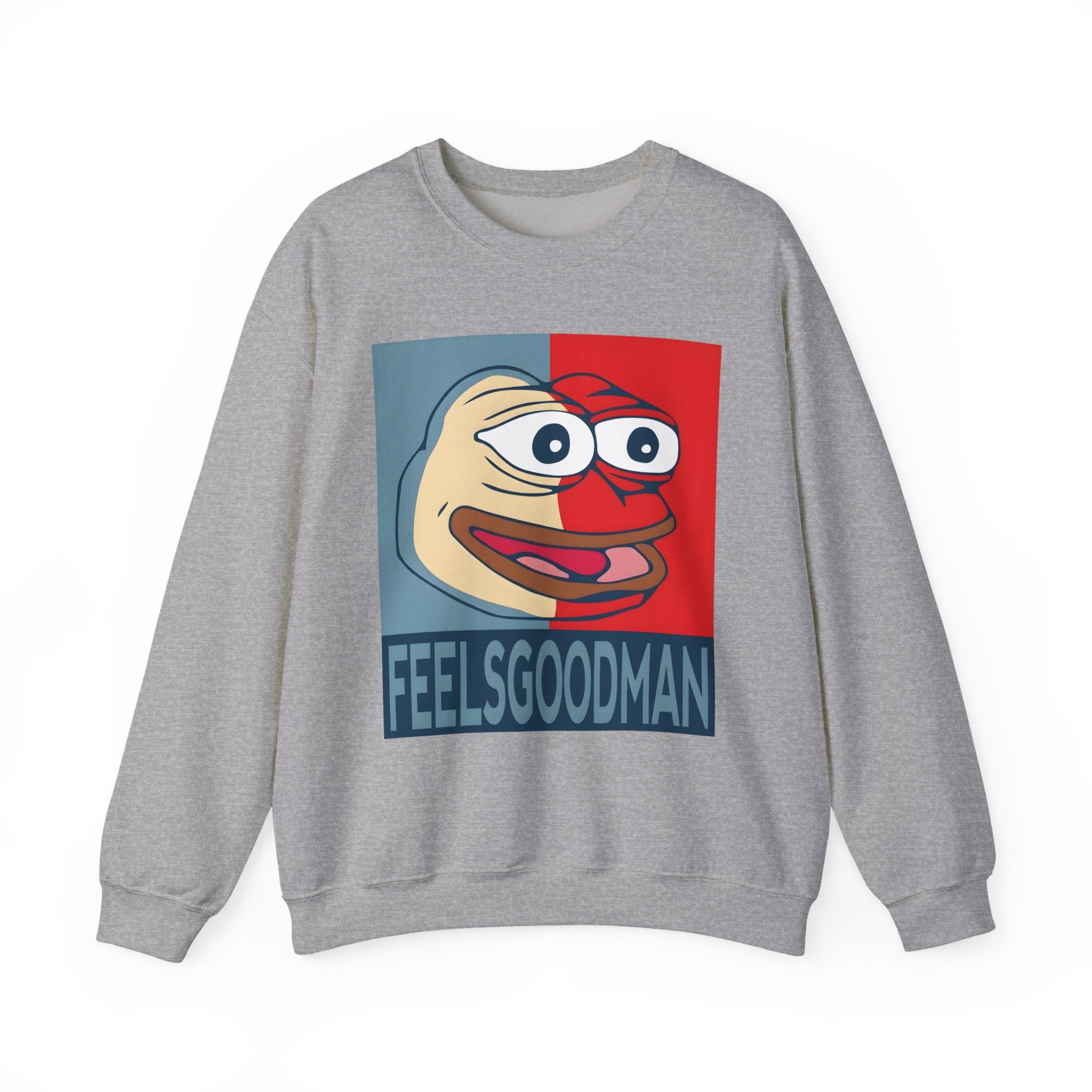 FeelsGoodMan Sweatshirt - Retro Meme Pepe Crewneck