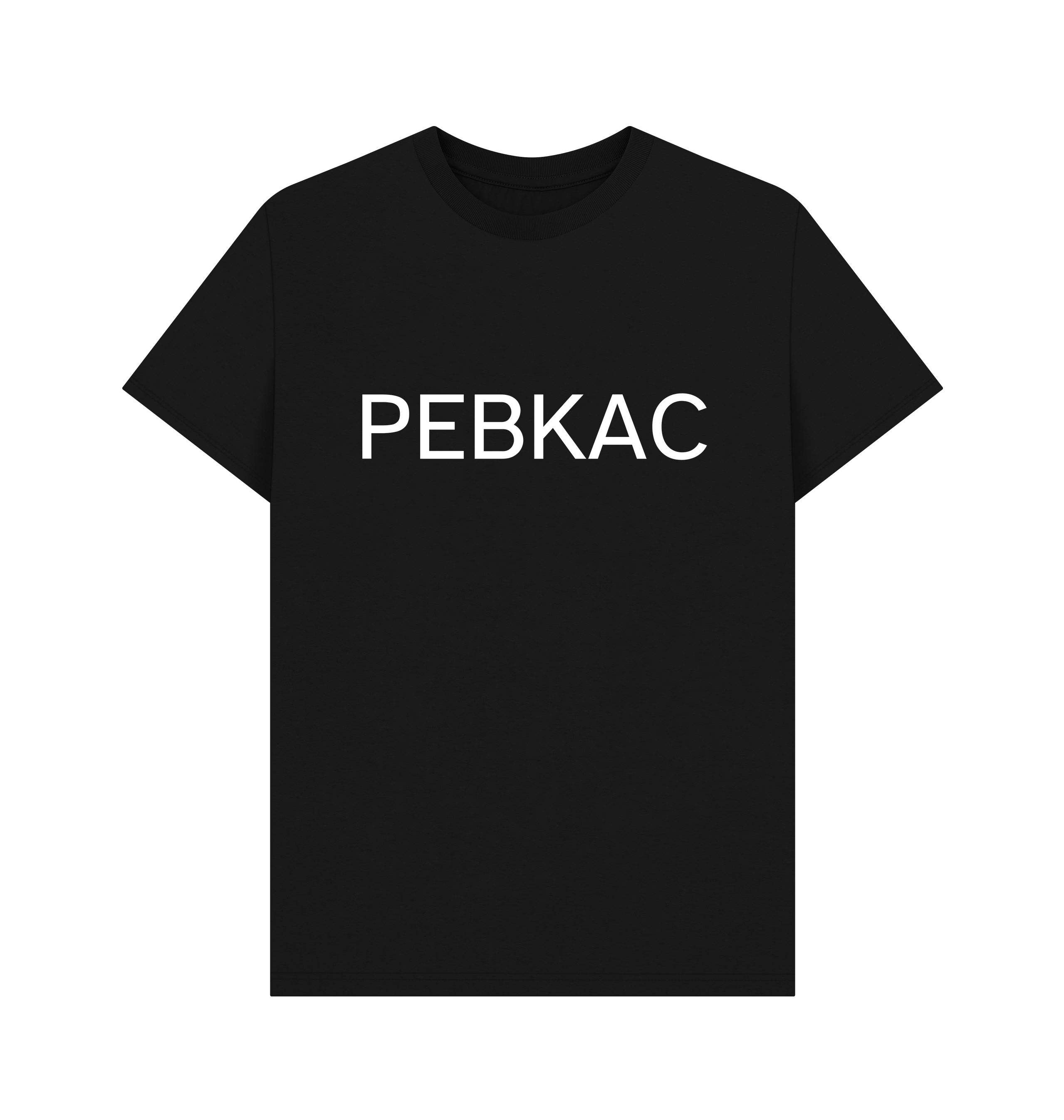Black Printed T-shirt Front