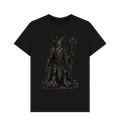 Black Printed T-shirt Front