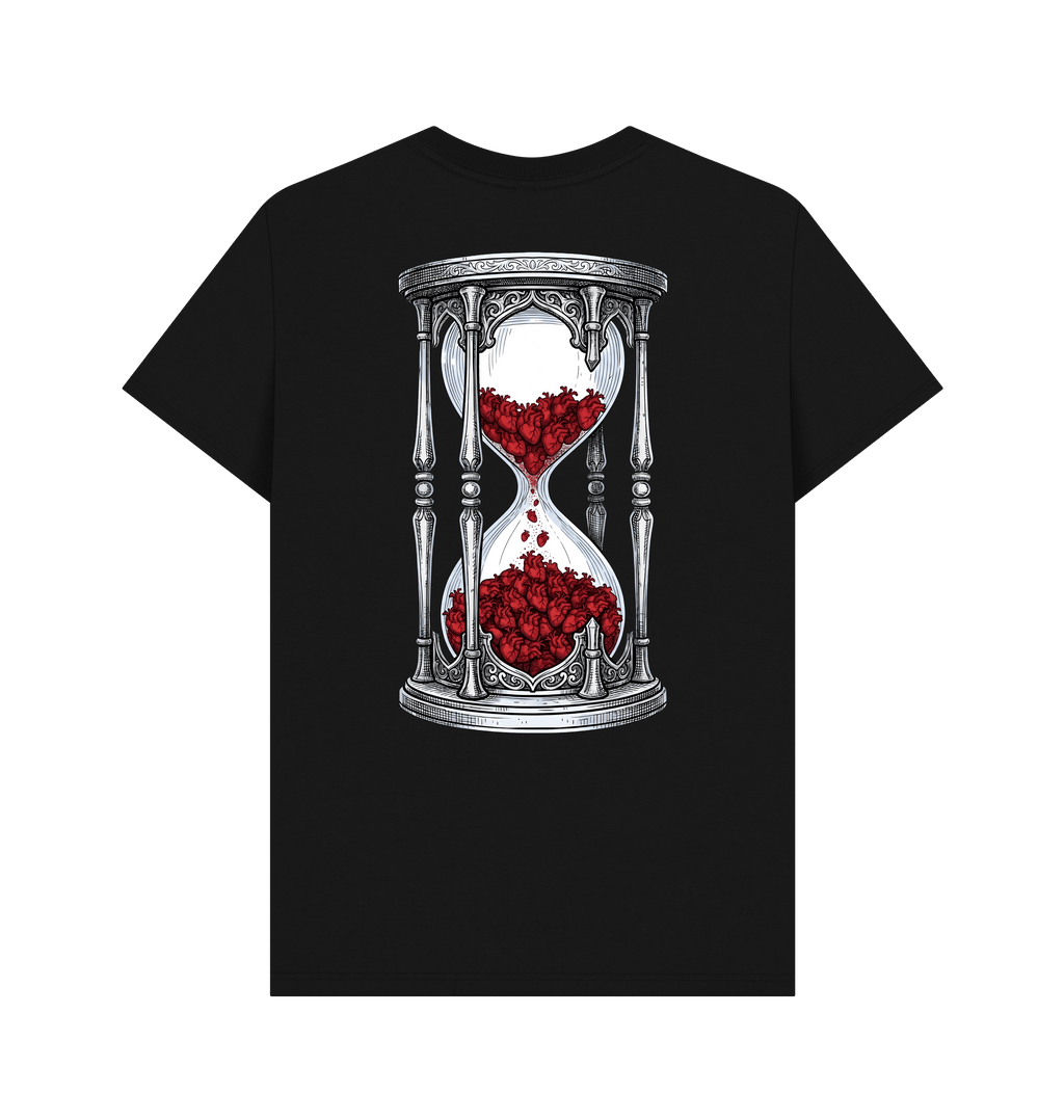 Black Printed T-shirt Back