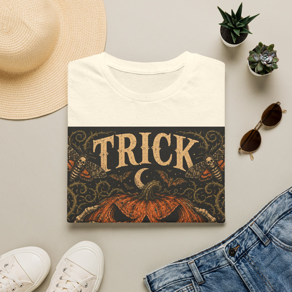 Halloween 'Trick or Teeth' T-Shirt — Vintage Scary Pumpkin Graphic