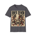Inner Demon Graphic T-Shirt — Horror Skull Oni Design