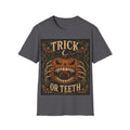 Halloween 'Trick or Teeth' T-Shirt — Vintage Scary Pumpkin Graphic