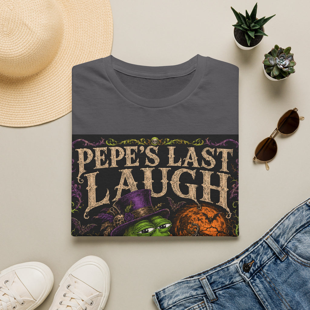 Pepe's Last Laugh T-Shirt — Halloween Witch Frog Graphic Tee