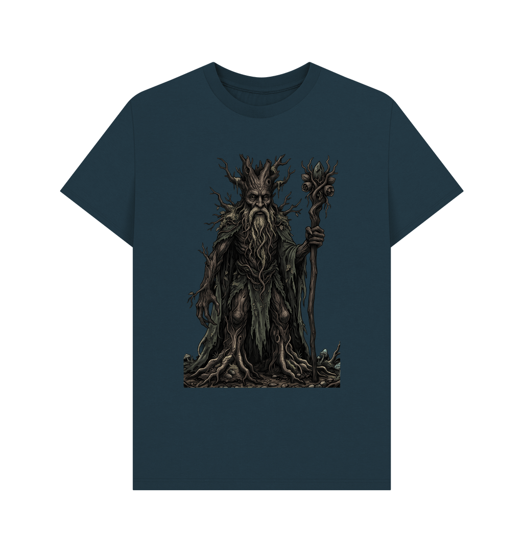 Denim Blue Printed T-shirt Front