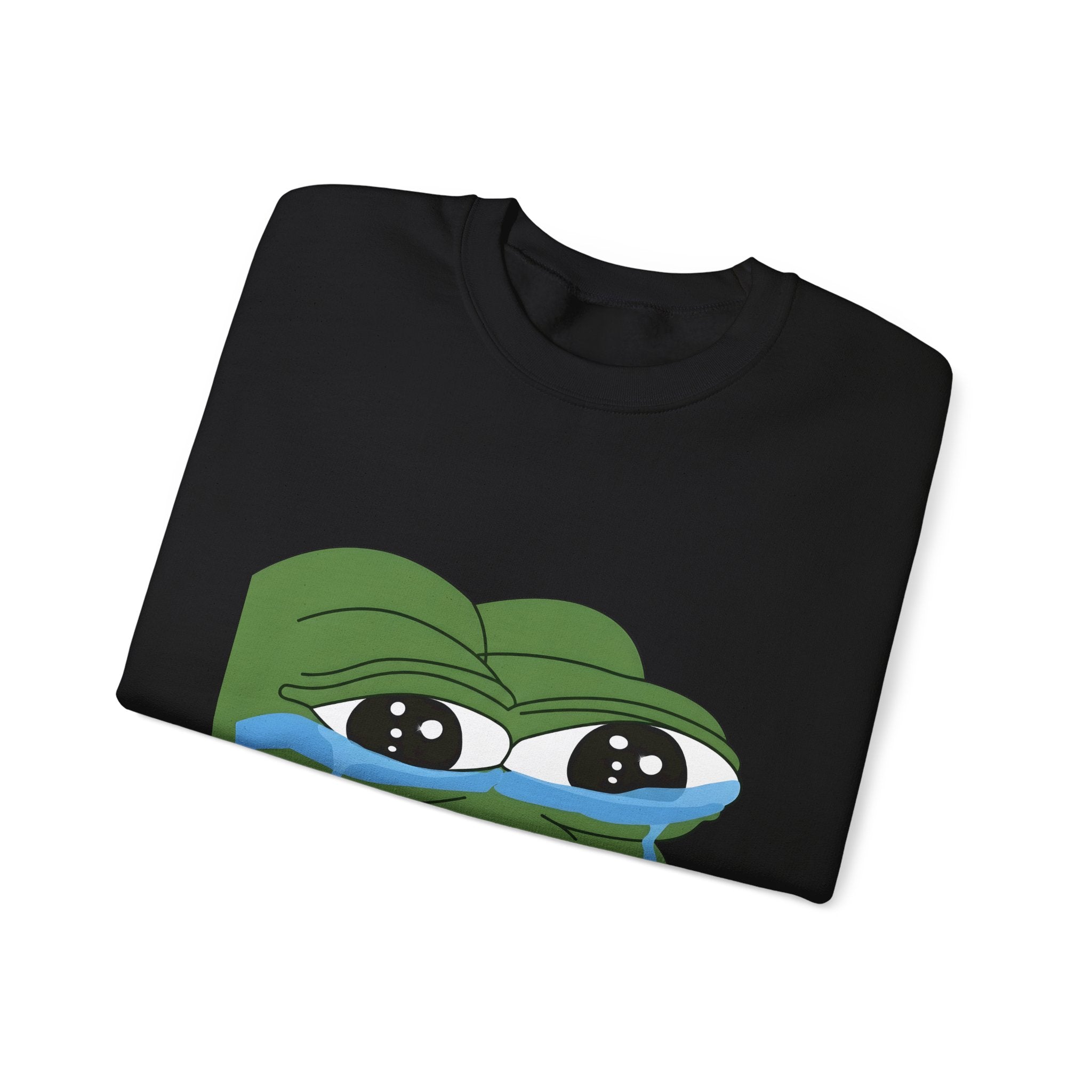 Crying Pepe Graphic Sweatshirt