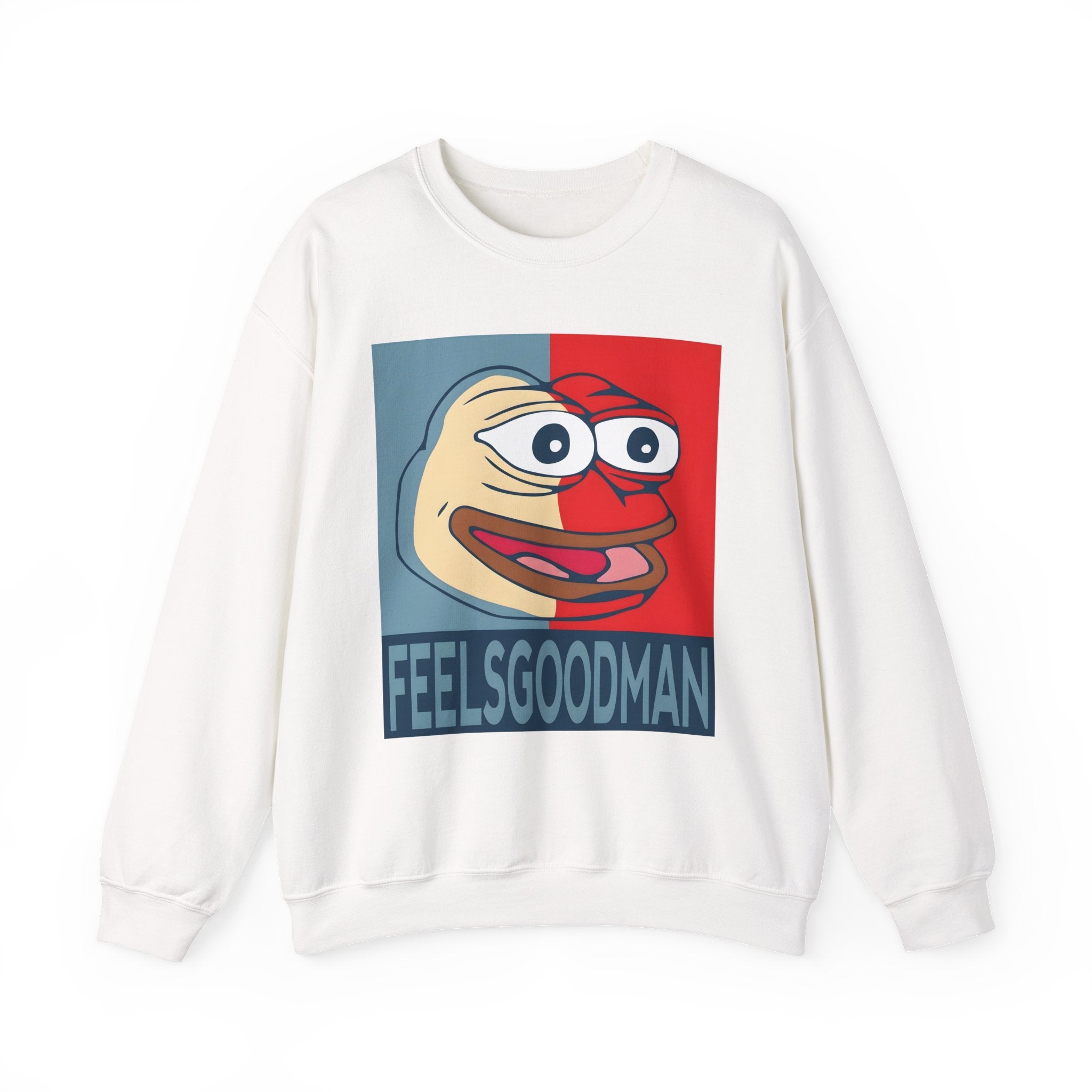 FeelsGoodMan Sweatshirt - Retro Meme Pepe Crewneck