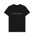 Black Printed T-shirt Front