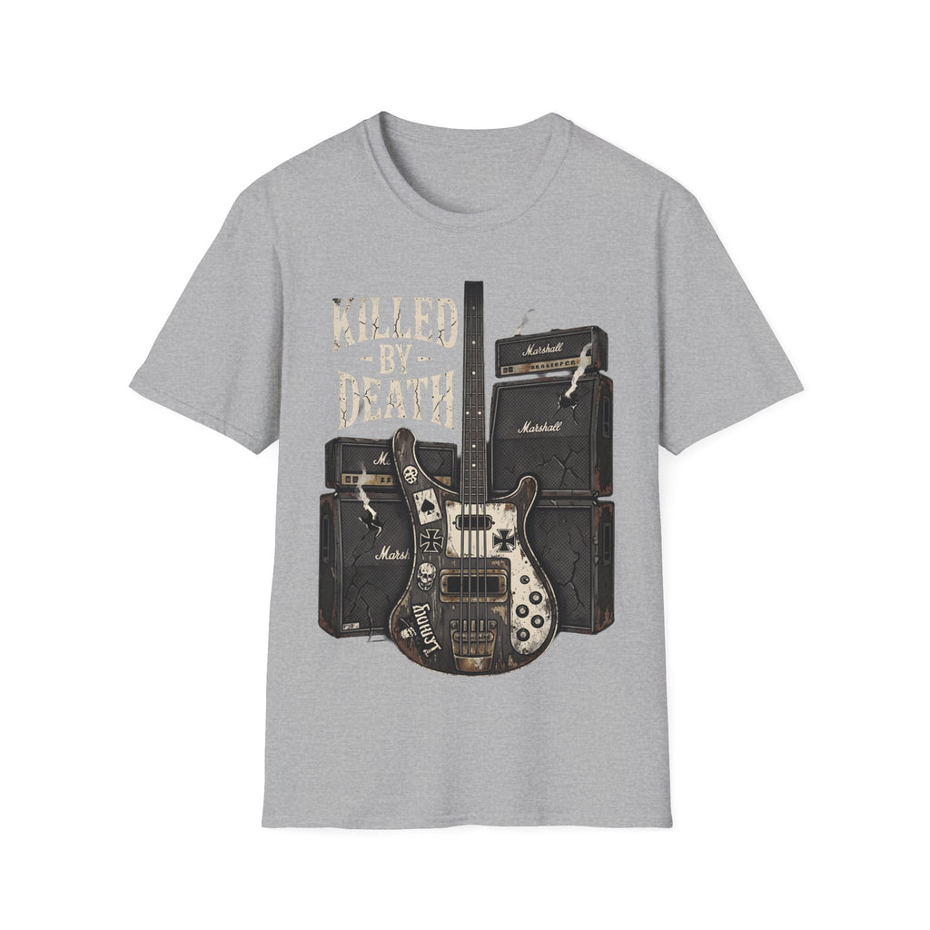 KILLED BY DEATH Motorhead Lemmy inspired Bass Tee