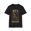Rest Is Resistance Gothic Skull T-Shirt
