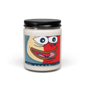 Soy Candle — Humorous Cartoon Frog Pop Art Jar (9 oz)