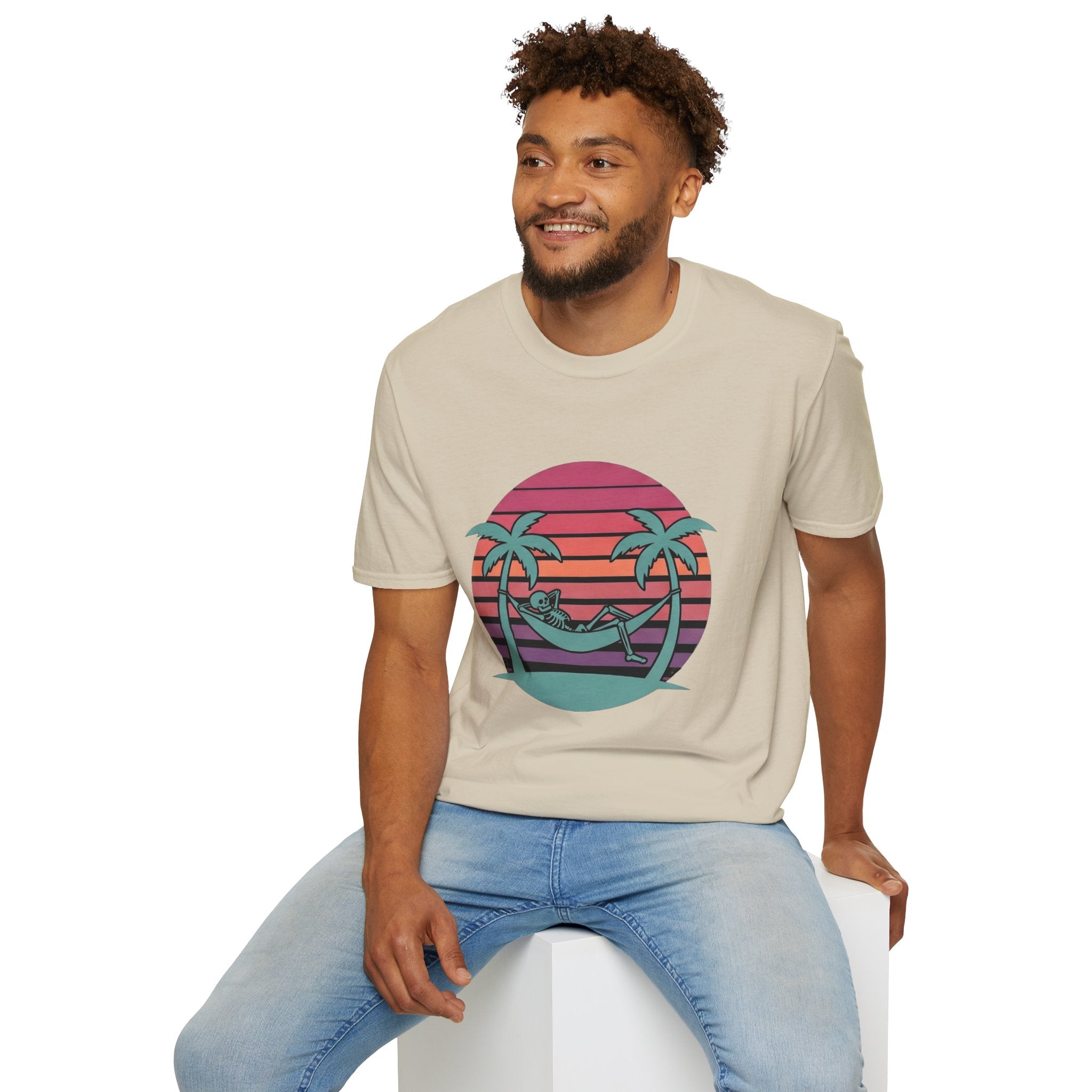 Skele' - T-Shirt, Summer / Holiday Skeleton Design