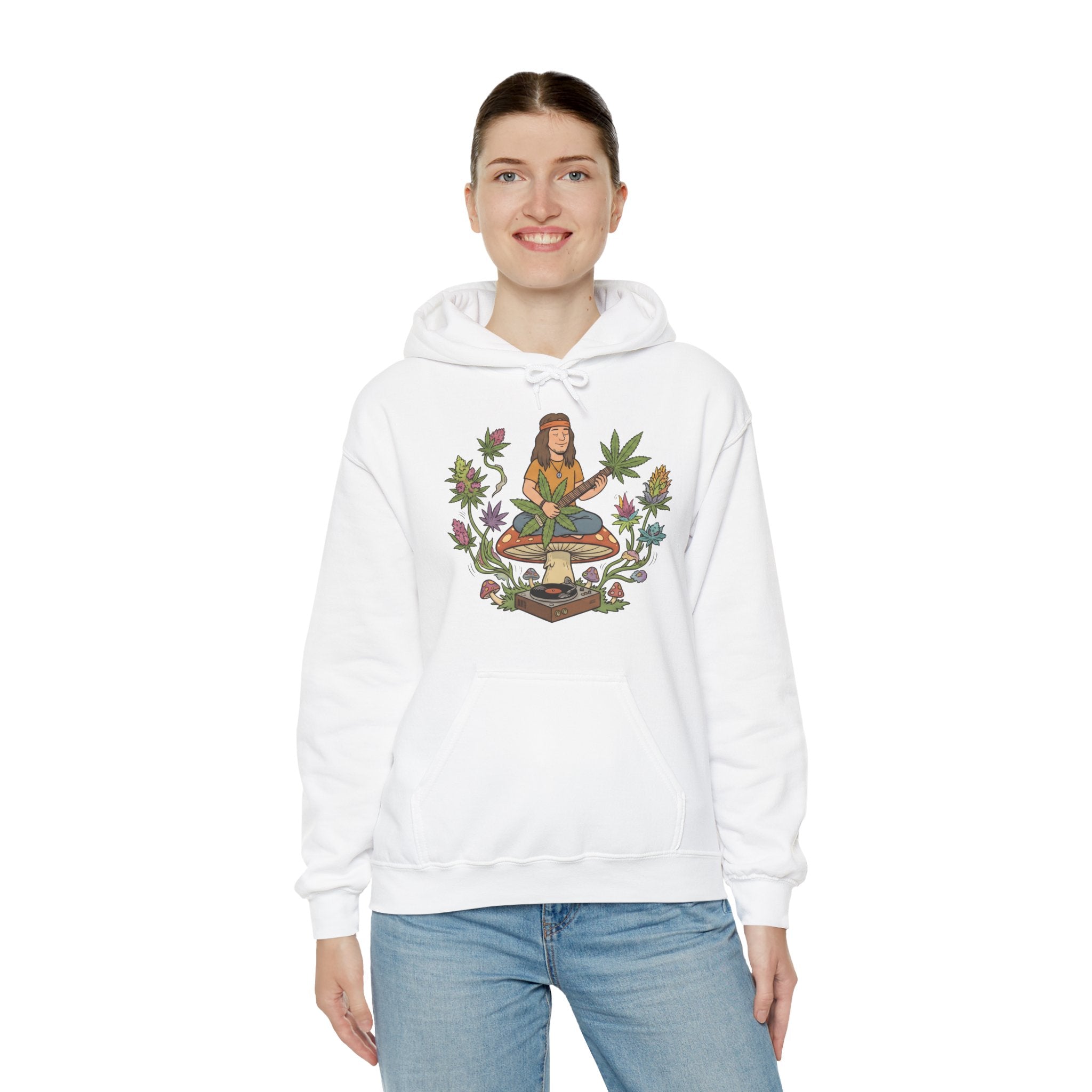 Toadstool - Hoodie, Stoner / Weed Culture Toadstool Design
