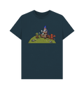 Denim Blue Printed T-shirt Front