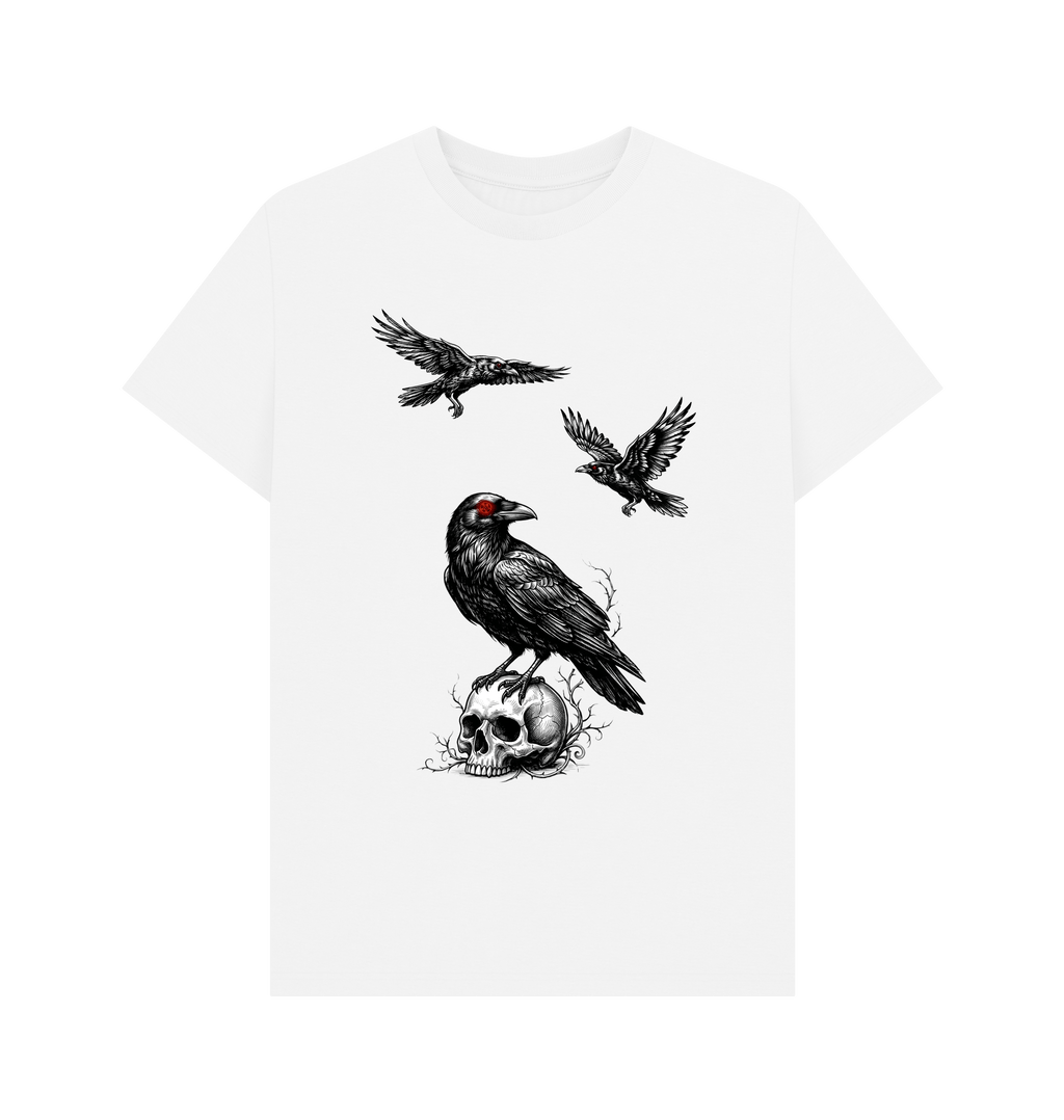 White Printed T-shirt Front