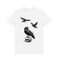 White Printed T-shirt Front