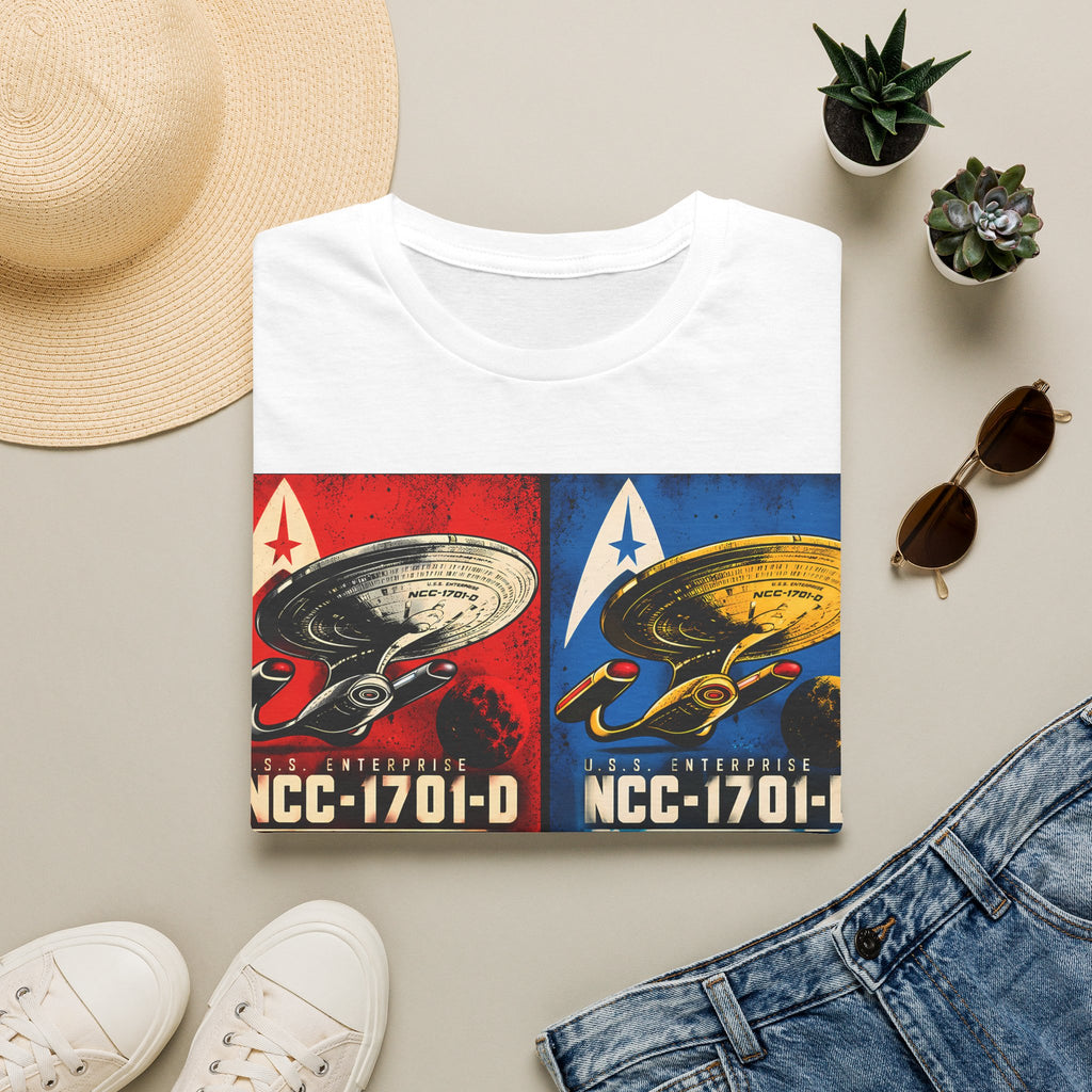 Starship NCC-1701-D Pop Art T-Shirt