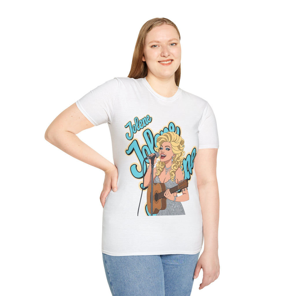 Dolly Parton Inspired Retro Pop Art T‑Shirt 'Jolene' Singer Graphic Tee