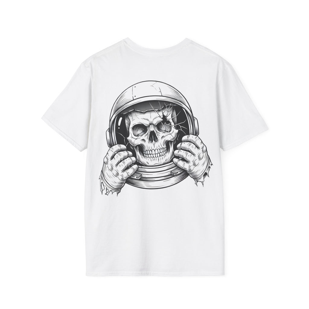 Astronaut Skull Tee — Dark Edgy Space Graphic T-Shirt