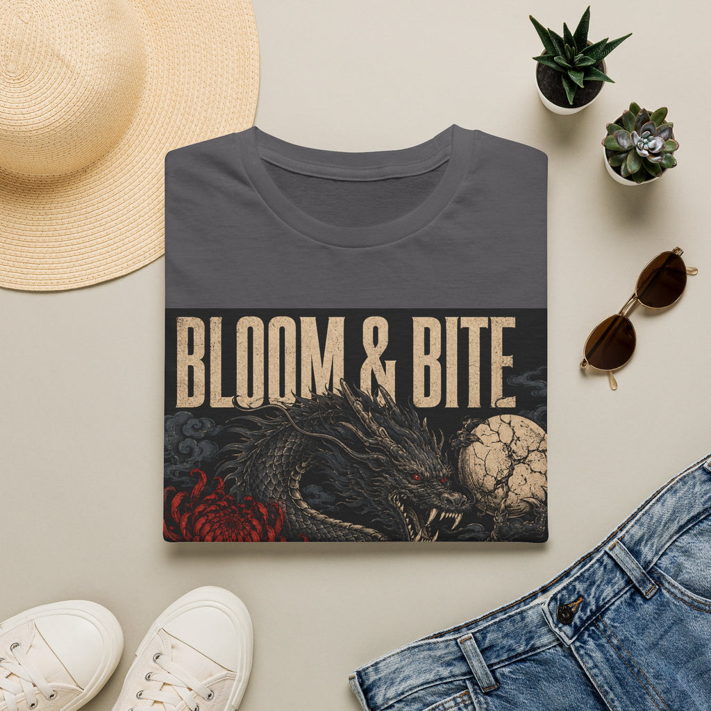 Bloom & Bite Dragon Floral Graphic Tee