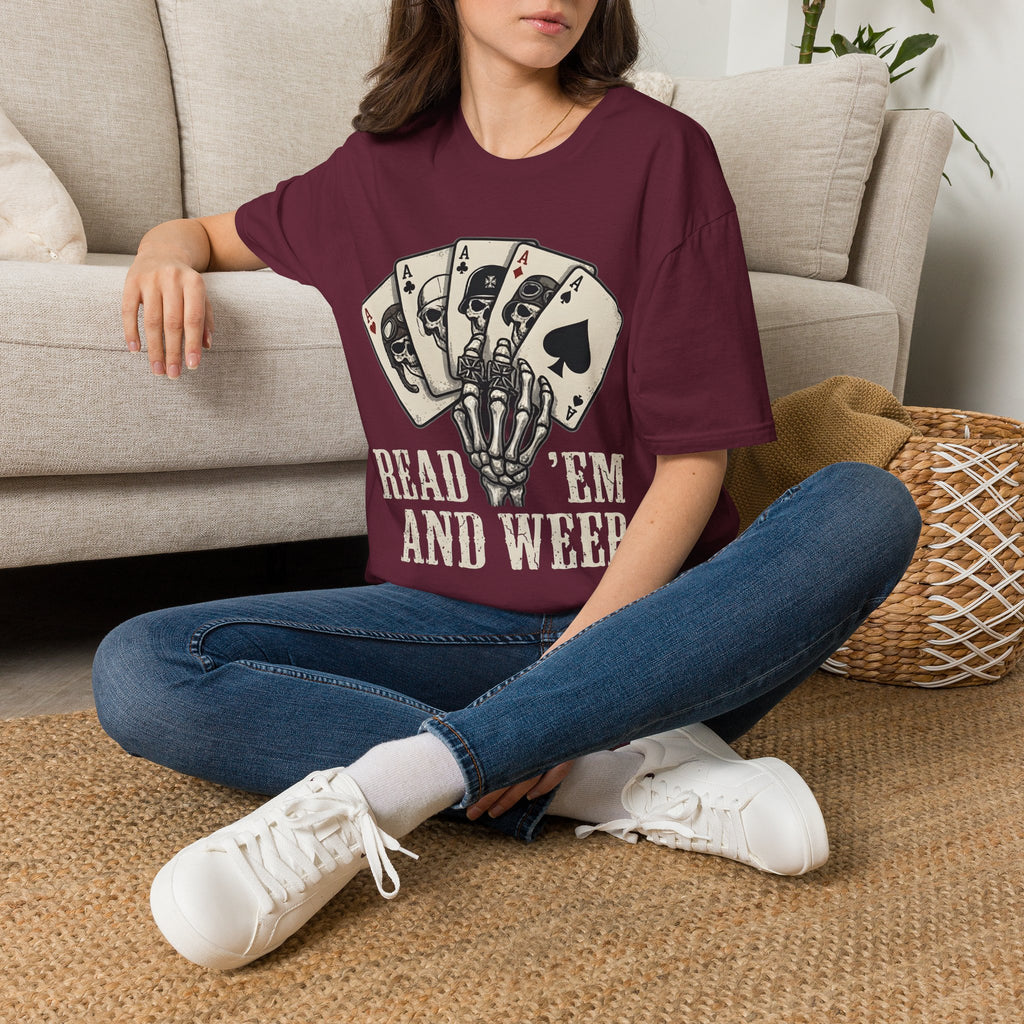 Motorhead Inspired Dead Mans Hand Again Poker / Gambler shirt