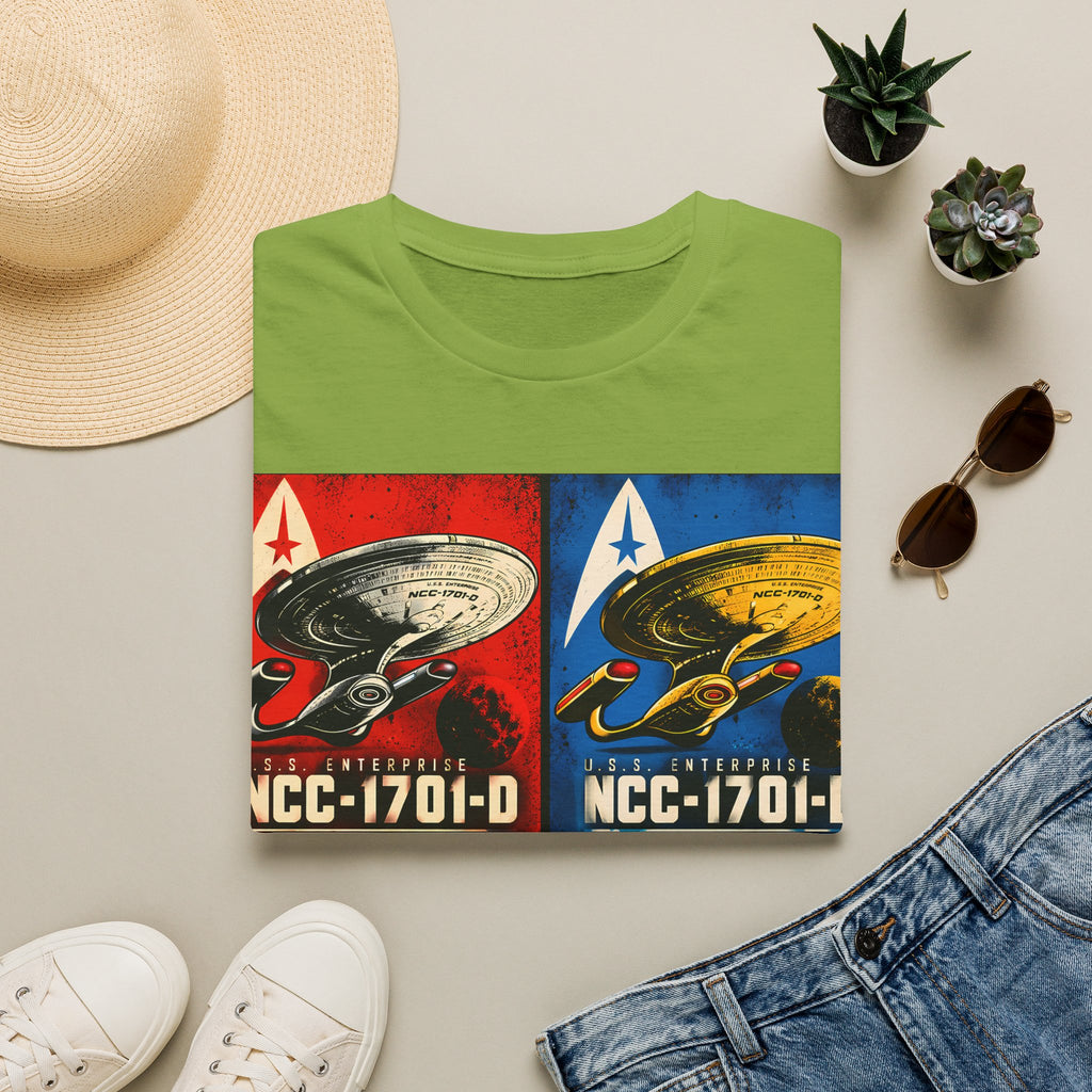 Starship NCC-1701-D Pop Art T-Shirt